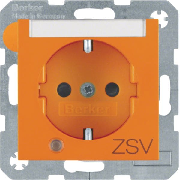 BERKER - BRK41108914 P.SCHUKO + LED + ZSV S1/B3/B7 ARANC.LU