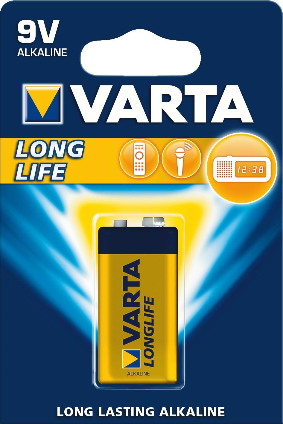 VARTA CONSUMER BATT VAT04122101411 9V (9 VOLT) LONGLIFE X1