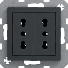 BERKER - BRK41391606 PRESE ITA + T 2P 10A/16A S1/B3/B7 ANTR.