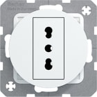 BERKER BRK41392189 PRESA ITA + T 10 A/16 A R1/R3 BI