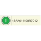 ABB SPA ABBKX 213 8 MP1-7012 PULS. VERDE SIMBOLO I GH.NERA
