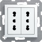 BERKER - BRK41398989 PRESE ITA + T 2P 10 A/16 A S1/B3/B7 BI