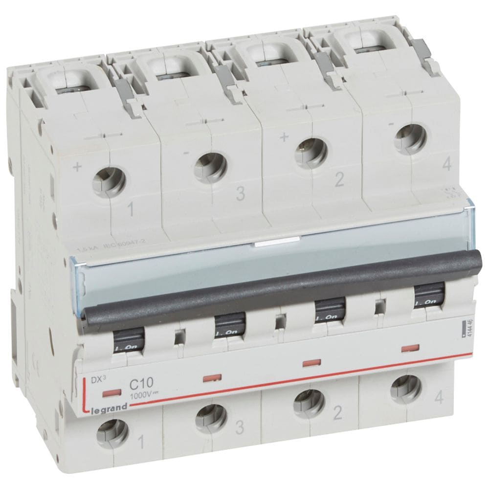 LEGRAND LEG414446 INTERRUTTORE 2P B10 1000V DC