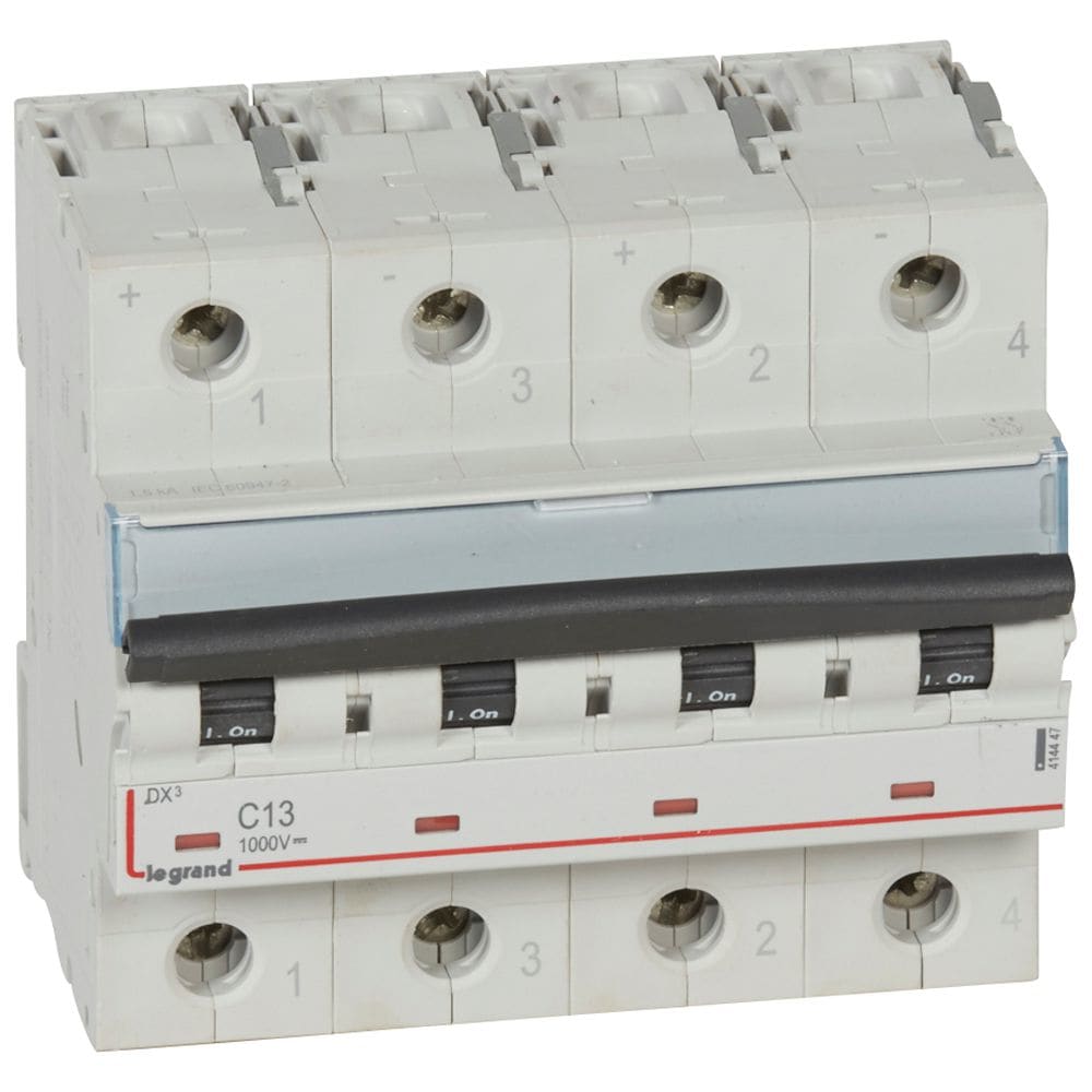 LEGRAND LEG414447 INTERRUTTORE 2P B13 1000V DC