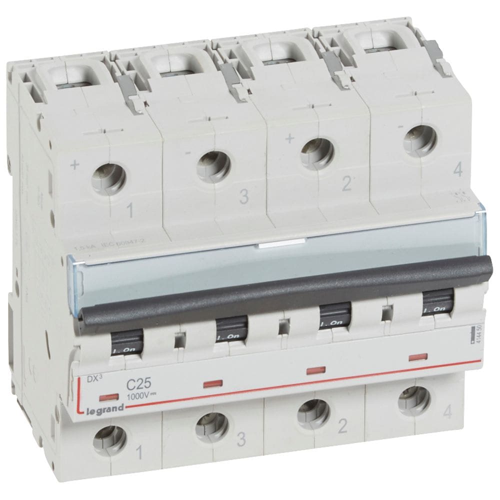 LEGRAND LEG414450 DISJONCTEUR 2P B25 1000V DC