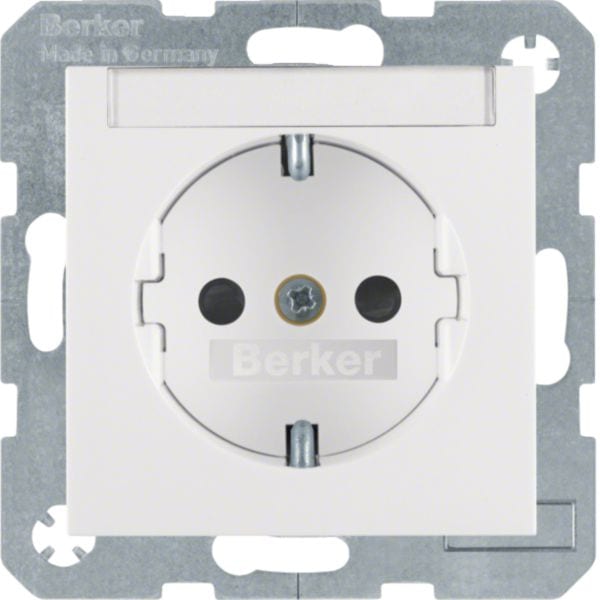 BERKER - BRK41498989 PRESA SCHUKO SERIE S1/B3/B7 BIA.POL.LUC.