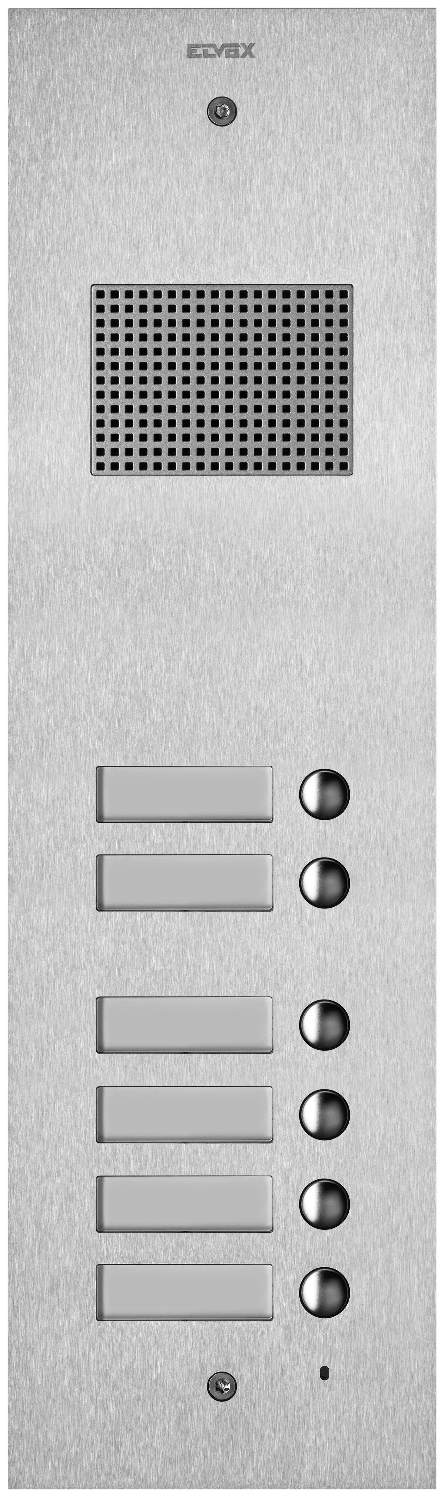 VIMAR SPA VIW41506 PLACCA STEELY 2F+ AUDIO 6 PULS. ACCIAIO