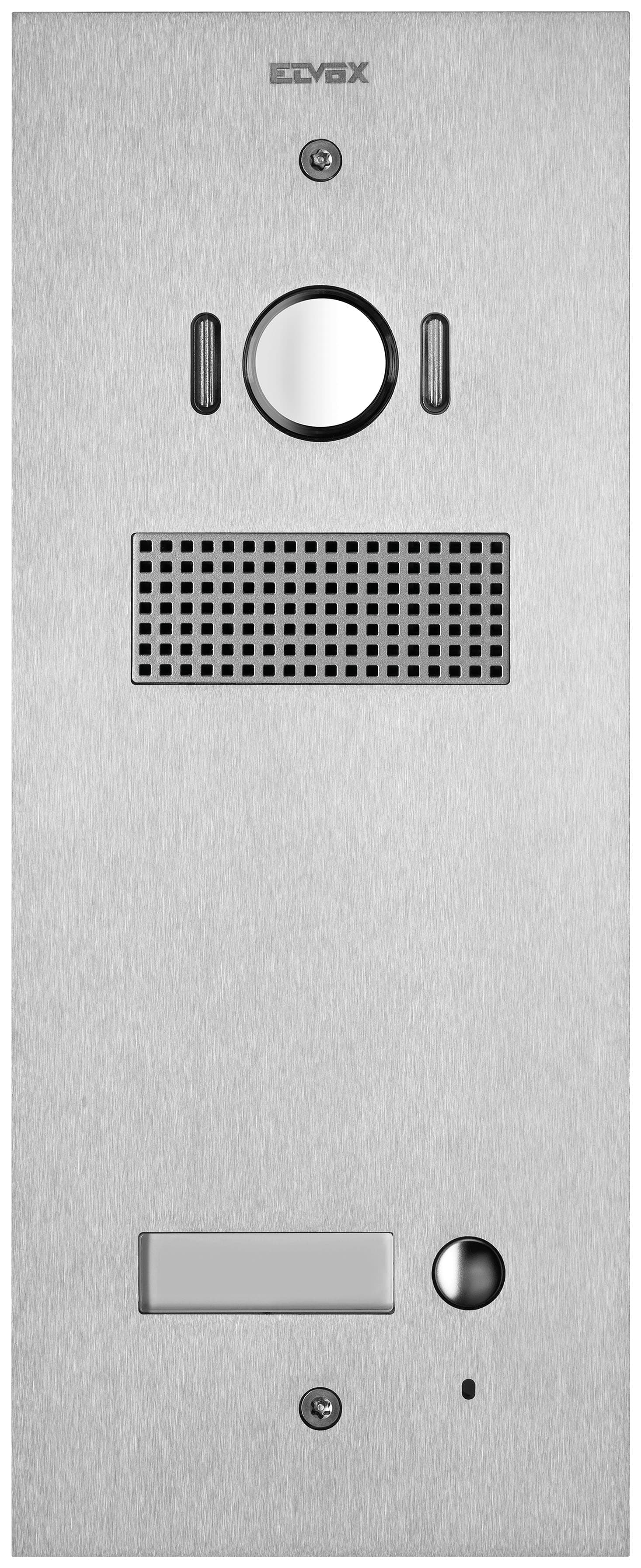 VIMAR SPA - VIW41521 Placca Steely 2F+ A/V 1 puls. acciaio
