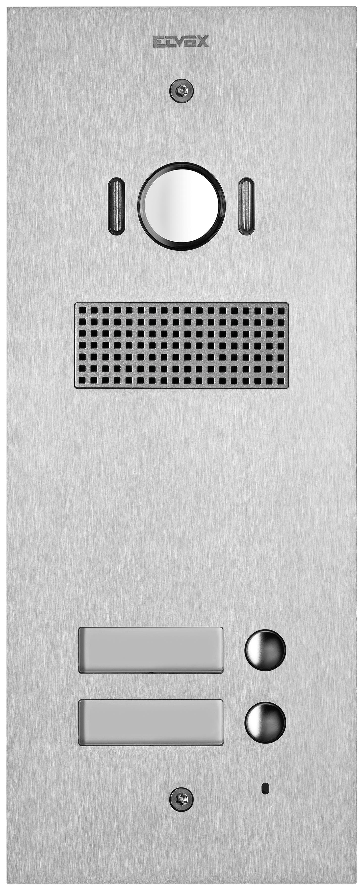 VIMAR SPA - VIW41522 Placca Steely 2F+ A/V 2 puls. acciaio