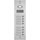 VIMAR SPA VIW41528 PLACCA STEELY 2F+ A/V 8 PULS. ACCIAIO