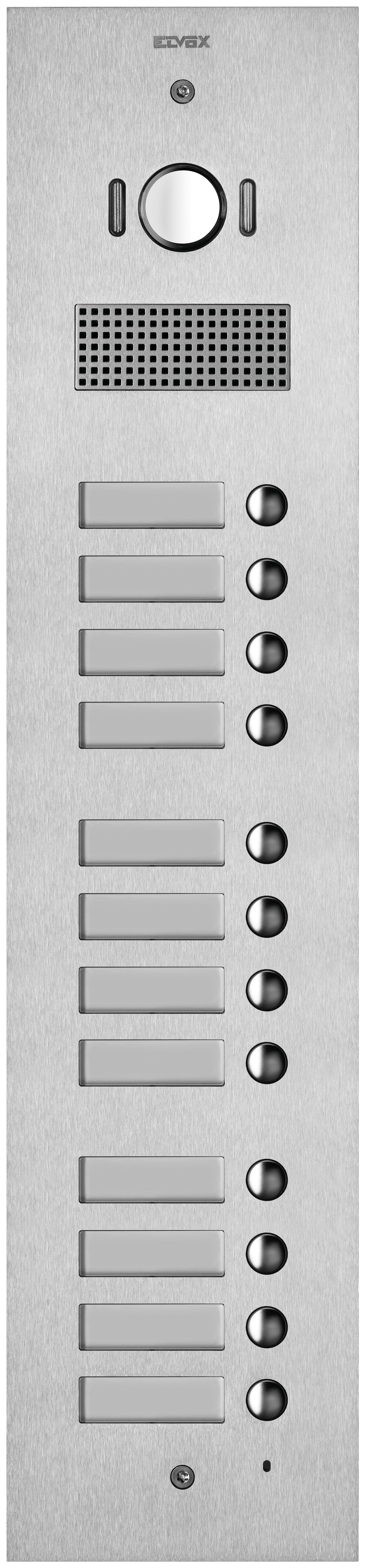 VIMAR SPA VIW41532 PLACCA STEELY 2F+ A/V 12 PULS. ACCIAIO