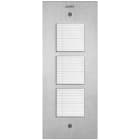 VIMAR SPA VIW41542 PLACCA STEELY 2F+ PORTANOMI ACCIAIO