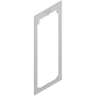 VIMAR SPA - VIW41582 Adattatore per placca Flat 2M acciaio