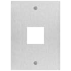VIMAR SPA - VIW41596 PLACCA STEELY FORO LETTORE 4X4 ACCIAIO
