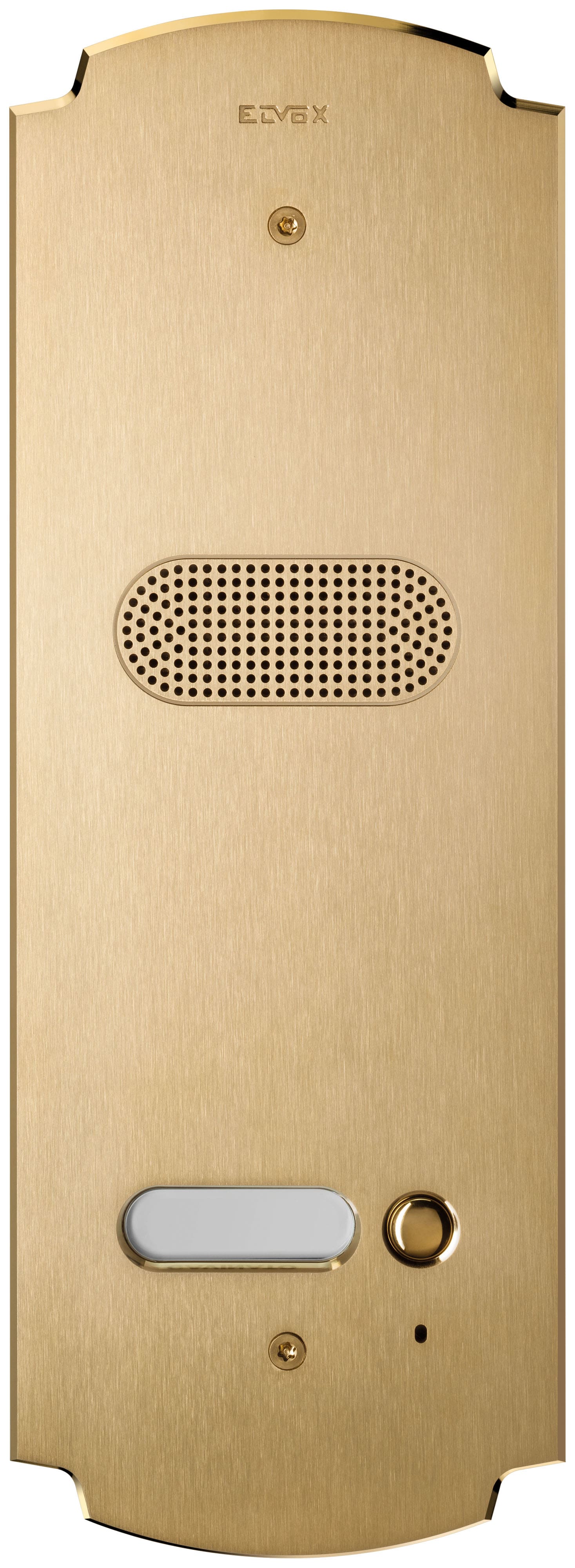 VIMAR SPA - VIW41601 Placca Patavium 2F+ audio 1 puls. ottone