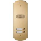 VIMAR SPA - VIW41602 Placca Patavium 2F+ audio 2 puls. ottone