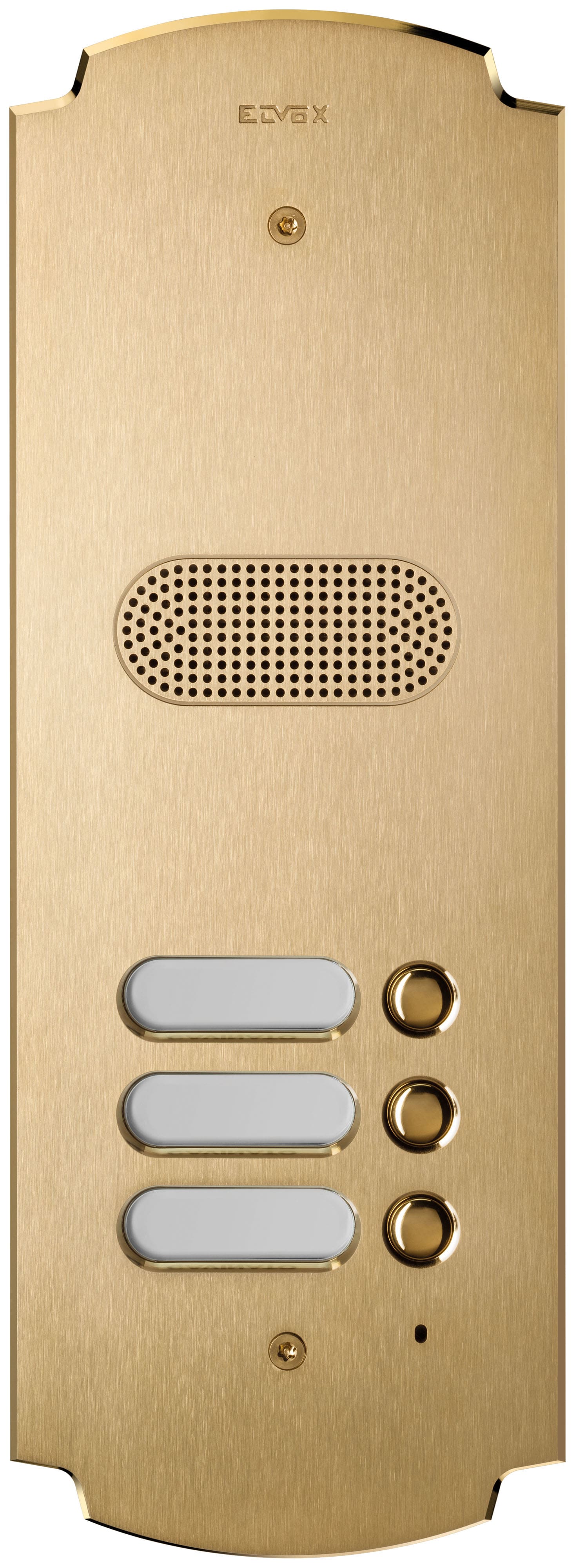 VIMAR SPA - VIW41603 Placca Patavium 2F+ audio 3 puls. ottone