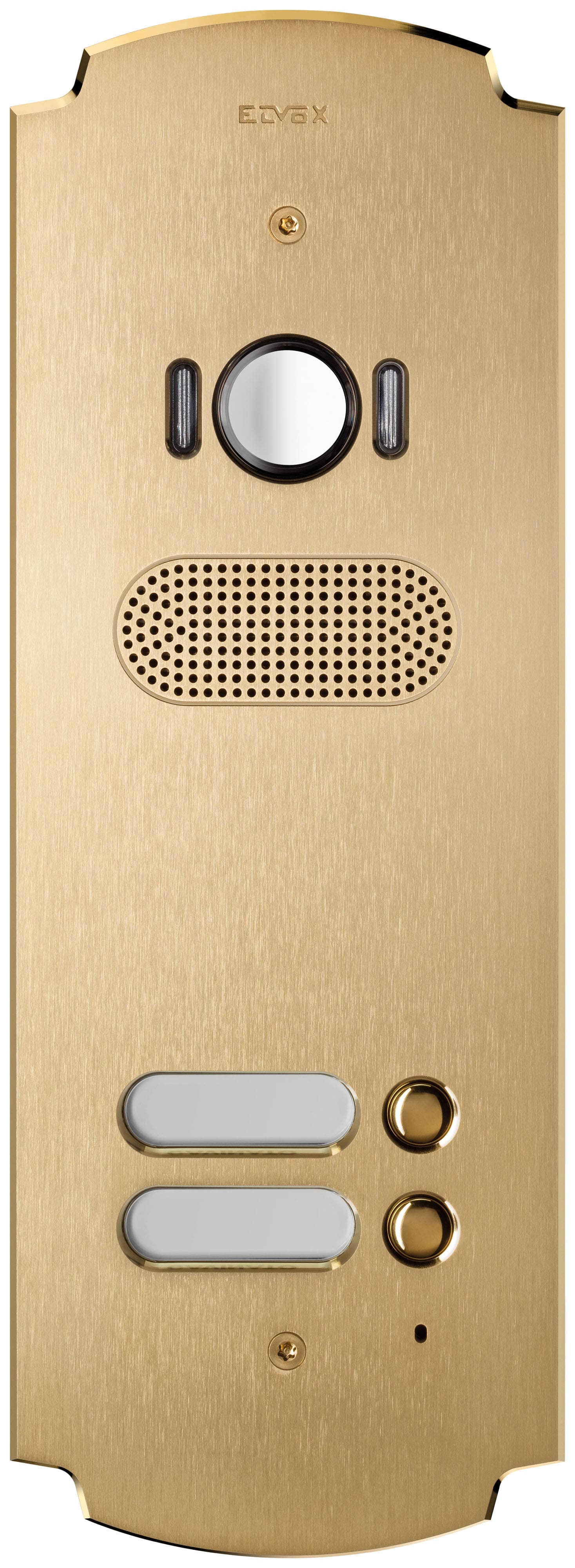 VIMAR SPA - VIW41622 Placca Patavium 2F+ A/V 2 puls. ottone