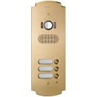 VIMAR SPA - VIW41623 Placca Patavium 2F+ A/V 3 puls. ottone