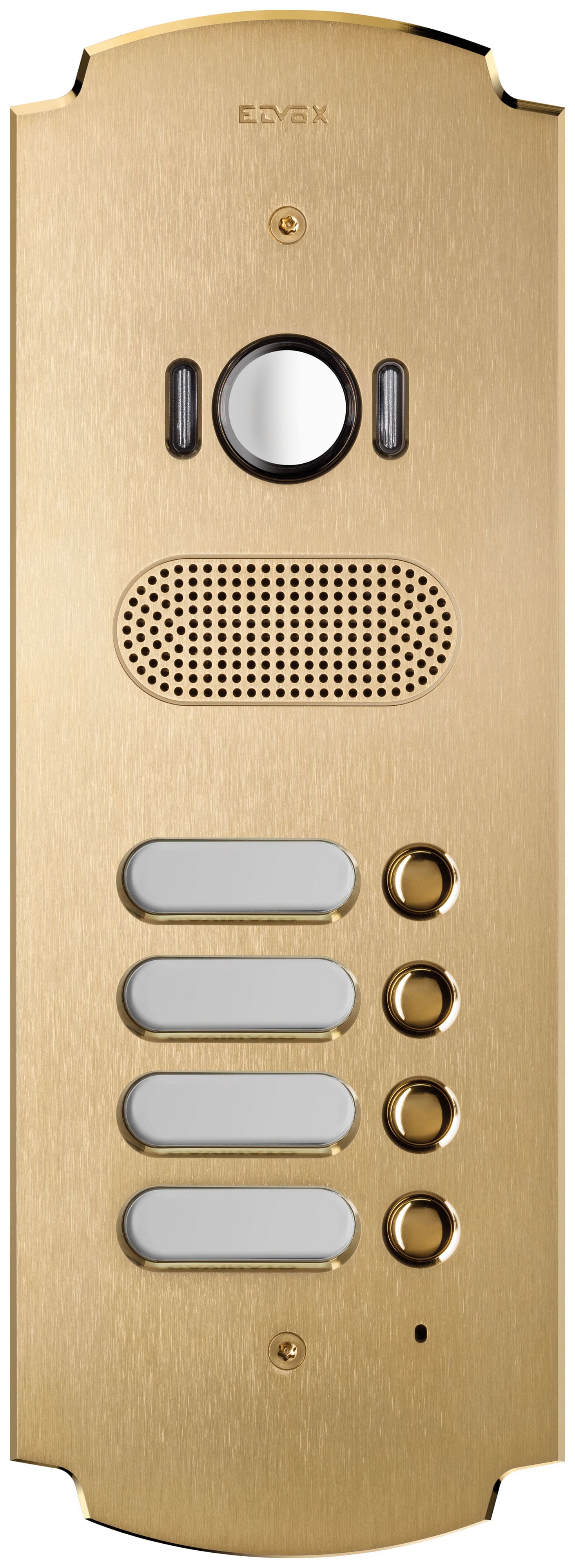 VIMAR SPA - VIW41624 PLACCA PATAVIUM 2F+ A/V 4 PULS. OTTONE