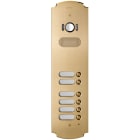 VIMAR SPA - VIW41626 Placca Patavium 2F+ A/V 6 puls. ottone