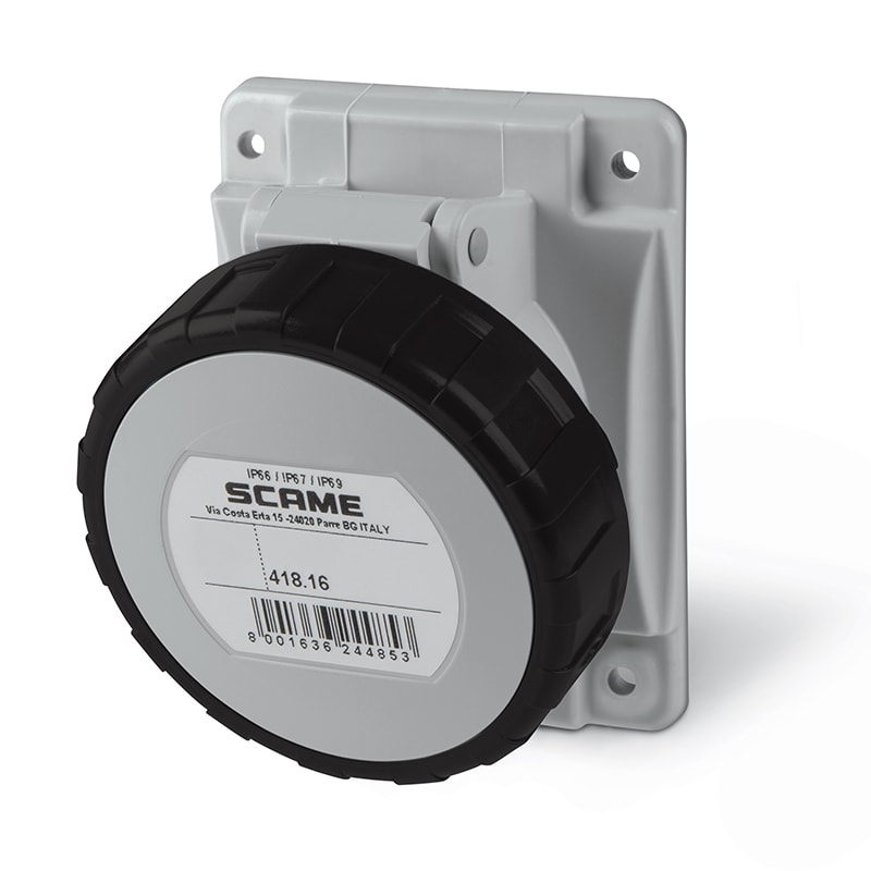 SCAME PARRE SPA - SCA418.16666 PRESA FISSA 3P+T IP66/IP67 16A 7H