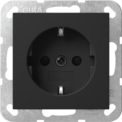 GIRA GGI4183005 PRESA SCHUKO SP MRV SYSTEM 55 NERO O