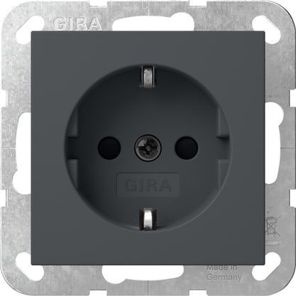 GIRA GGI418328 PRESA SCHUKO SP MRV SYSTEM 55 ANTRACITE