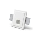 BELFIORE SRL NVT4199-35 Faretto segnapasso in CRISTALY con incavo levigato di forma quadrata, unico e originale.