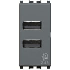 4 BOX SRL - 4BX4B.V19.USB.24 USB 2.4 Vimar Arkè Grigio