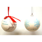 GIOCOPLAST NATALE SP GCP42015397 SFERA VINTAGE 75MM,DEC ASS BIANC.IN DISP
