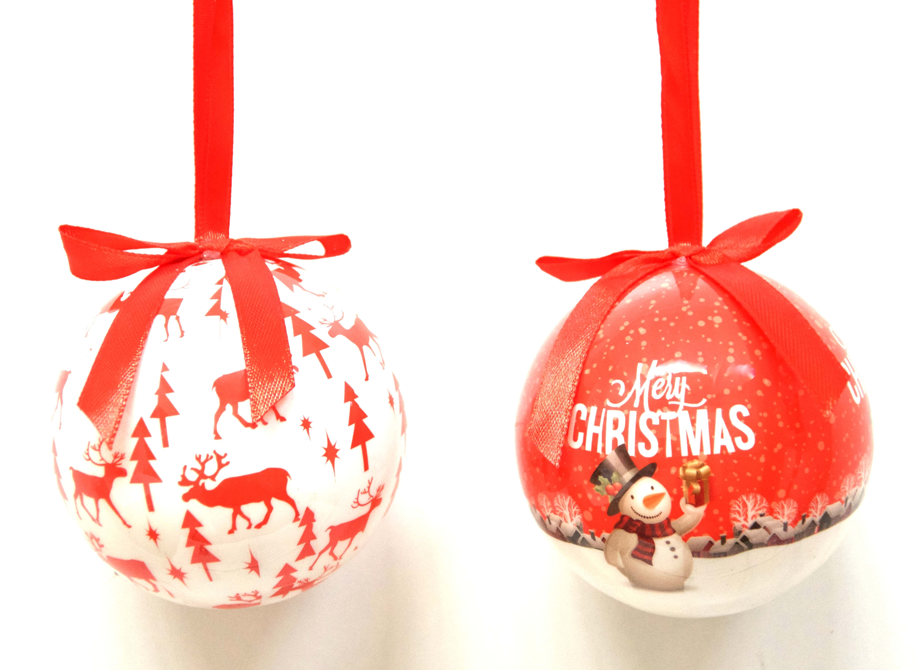 GIOCOPLAST NATALE SP GCP42015398 SFERA VINTAGE 75MM, DEC ASS R/B, IN DISP