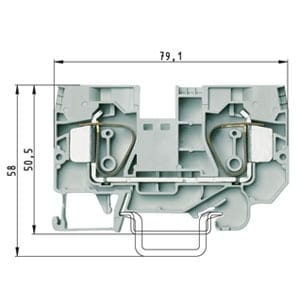 WIELAND ELECTRIC SRL - WIE56.716.0055.0 FEED-THROUGH TERM WKFN 16/35