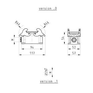 WIELAND ELECTRIC SRL - WIE70.335.1035.1 BOTTOMBAS GUT GC 10 M25 50 A1