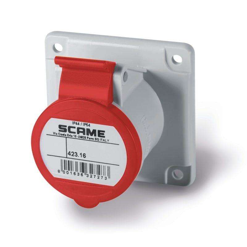 SCAME PARRE SPA - SCA423.16664 PRESA INCASSO 3P+T IP44/IP54 16A 3h