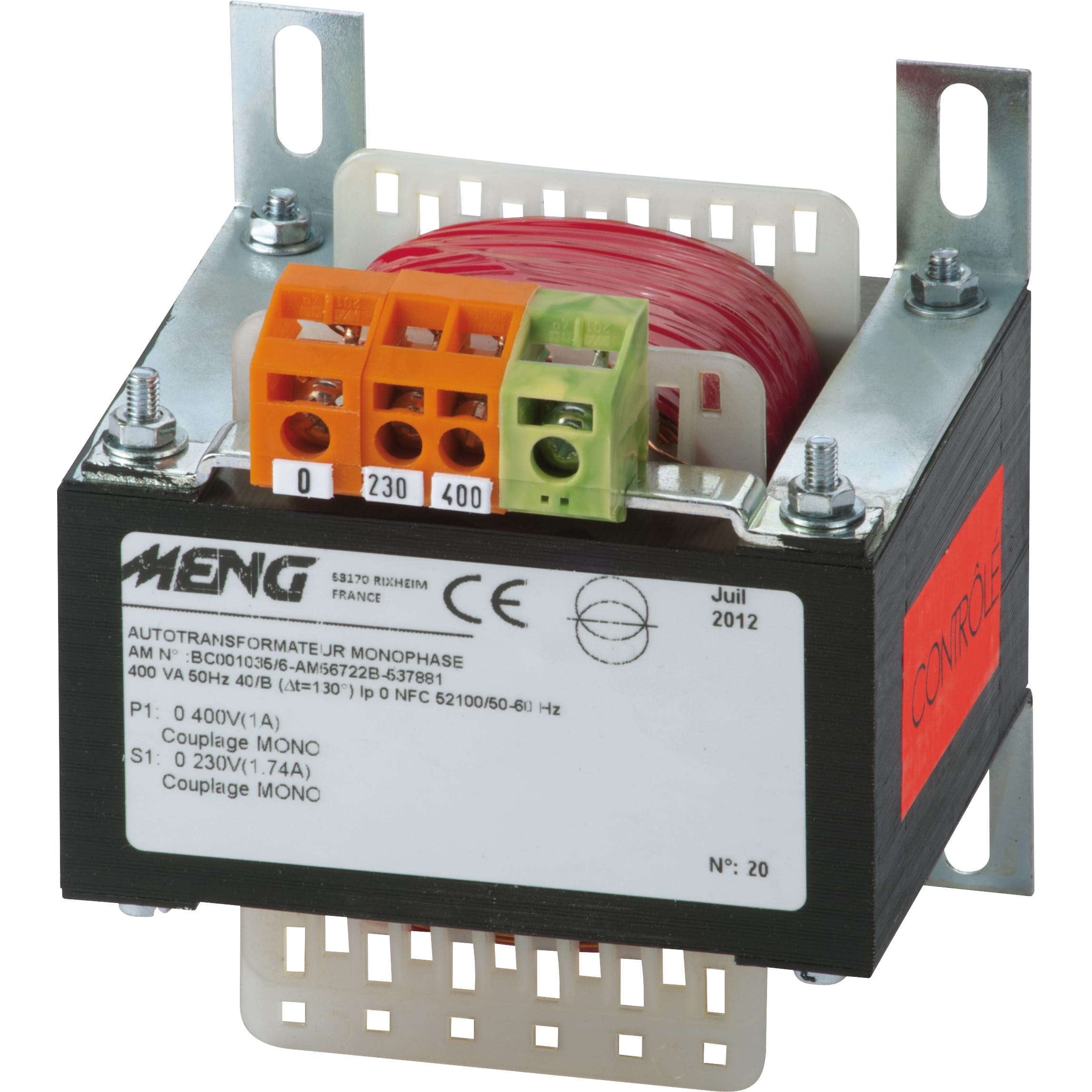 SOCOMEC - SOC15994121 AUTO-TRASFORMATORE 400/230V 400VA