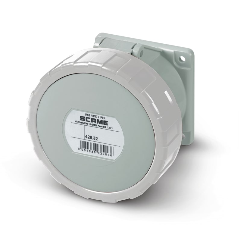 SCAME PARRE SPA - SCA428.32634 PRESA DA INCASSO IP66/IP67 2P+T 32A 3h
