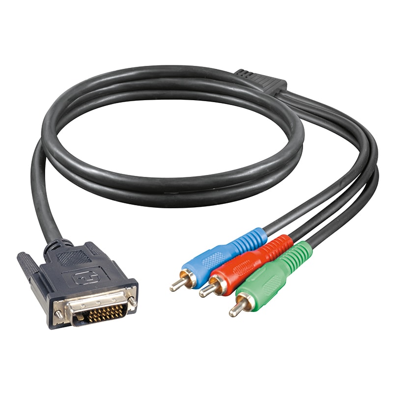 ELCART DISTRIBUTION ERT421128000 CAVO DVI-A M. / 3RCA M. 2MT