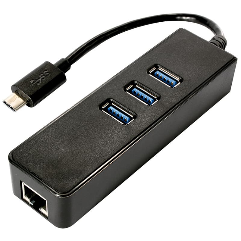 ELCART DISTRIBUTION ERT428822400 SCHEDA USB3.1 C GIGABIT + 3HUB