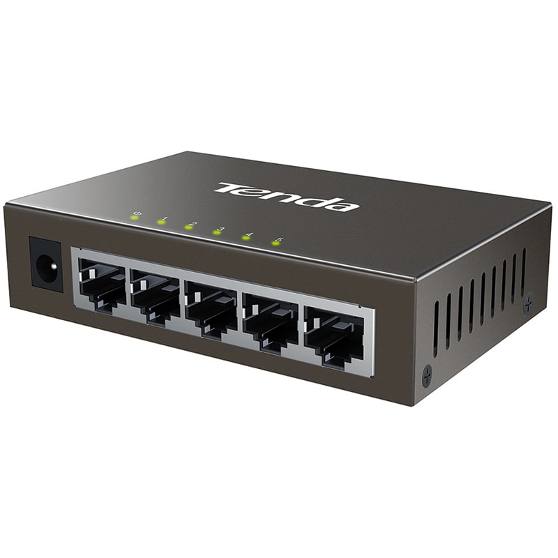 ELCART DISTRIBUTION ERT429420200 SWITCH GIGABIT 5PORTE TEG1005M TENDA