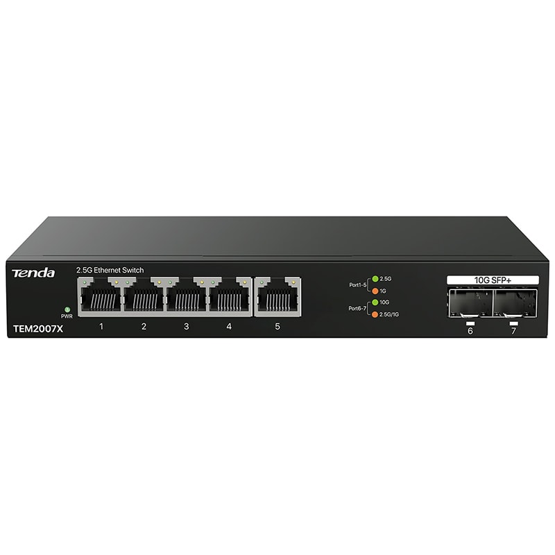 ELCART DISTRIBUTION - ERT429422300 SWITCH 2,5G 5P + 2 SFP+ TENDA