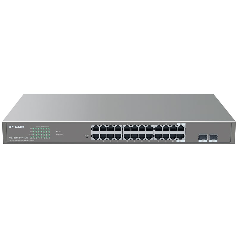 ELCART DISTRIBUTION - ERT429747800 SWITCH POE GIGA 24P - 2 SFP L2 IP-COM