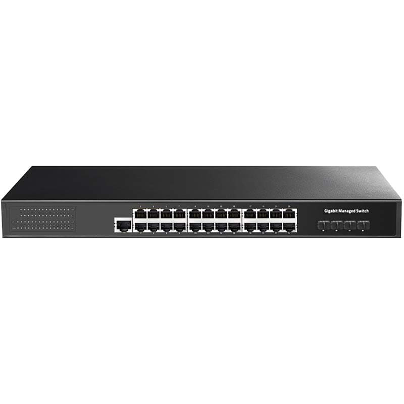 ELCART DISTRIBUTION - ERT429865300 SWITCH GIGA MAN L3 24P+4 SFP 10G