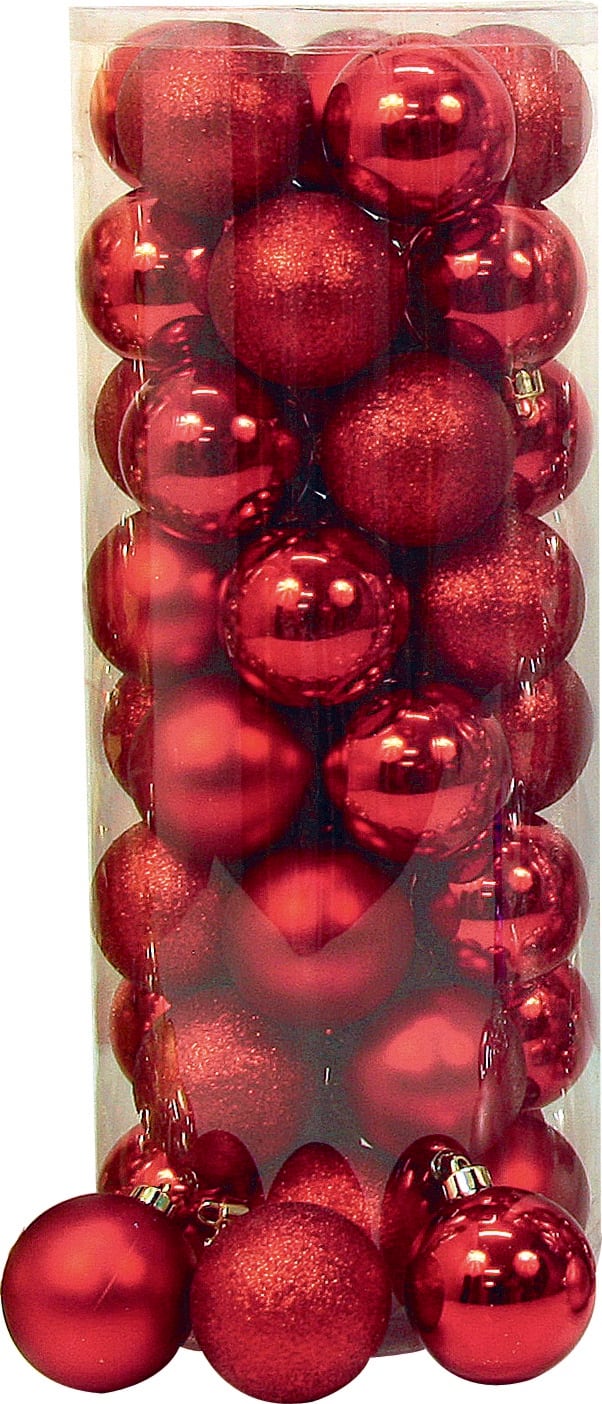 GIOCOPLAST NATALE SP GCP43010971 CILINDRO 40 SFERE D.60 ROSSO,