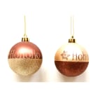 GIOCOPLAST NATALE SP - GCP43015370 SFERA D.70 HALF GLITTER M/CHAMP. IN DISP