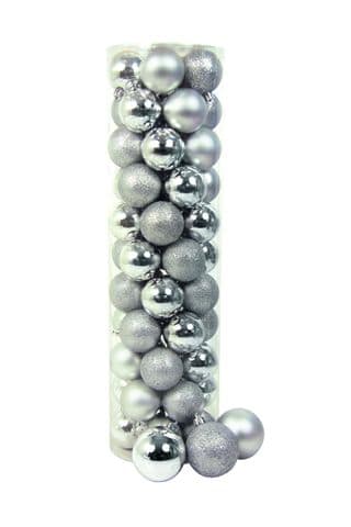 GIOCOPLAST NATALE SP GCP43010672 CILINDRO 55 SFERE DIAM 50,ARG., MET.MAT.