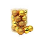 GIOCOPLAST NATALE SP GCP43010675 CILINDRO 20 SFERE DIAM 80. ORO, MET.MAT.