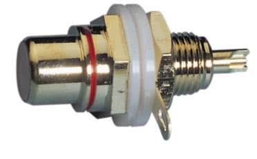 MELCHIONI SPA - MEM433329569 PRESA RCA DA PANNELLO DORATA ROSSA FR058