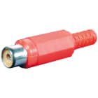 MELCHIONI SPA MEM433329712 PRESA RCA VOLANTE ROSSA CON GUIDACAVO CT