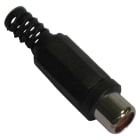 MELCHIONI SPA MEM433329713 PRESA RCA VOLANTE NERA CON GUIDACAVO CT2
